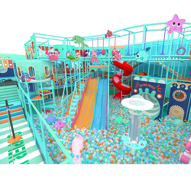 indoor playground with slide