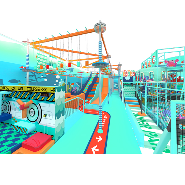 high rope course indoor playground 