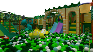 Bettaplay 700SQM High-Capacity Commercial Indoor Playground Forest Theme Naughty Castle for Business Use for Amusement Parks Kids