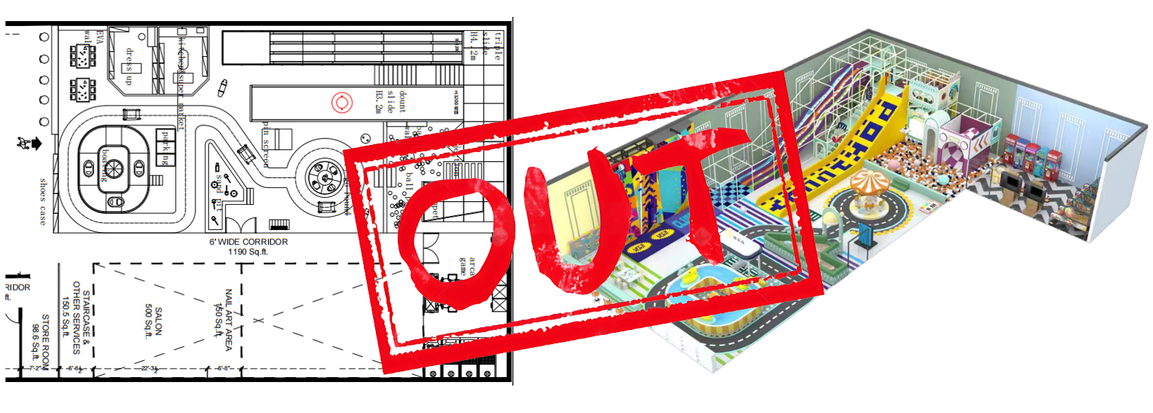 commercial indoor play center layout2