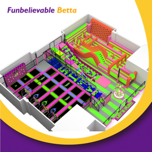 Bettaplay 760 Sqm High Quality Customized Fun and Activity Center Indoor Playground Games for Kids
