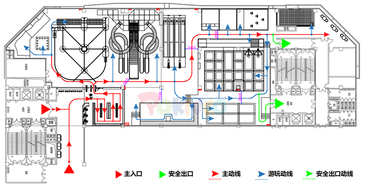 adult playground set indoor factory