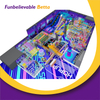 Bettaplay 1500 SQM Magical Purple Cube Adventure Thrilling Slide Carnival Climbing Equipment for Indoor Kids' Playgrounds