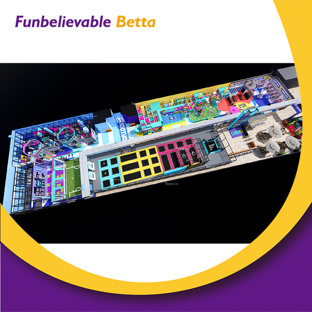 Pokiddo 1700sqm Real Case Pokiddocanarias Indoor Trampoline Park Indoor Family Entertainment Park