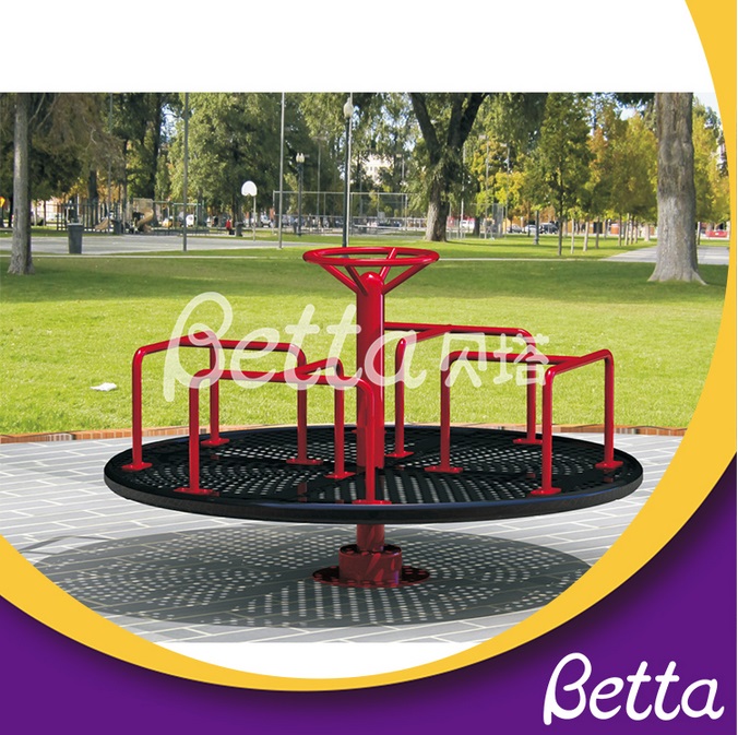 Bettaplay Safety durable public garden kids manual merry-go-round.jpg