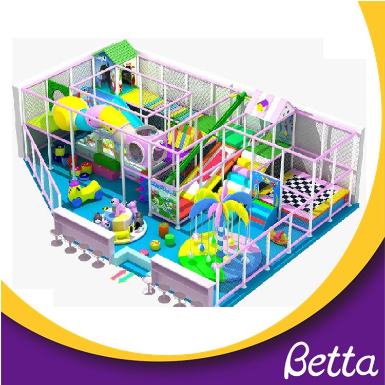 Colorful kids indoor playground for party and play equipment