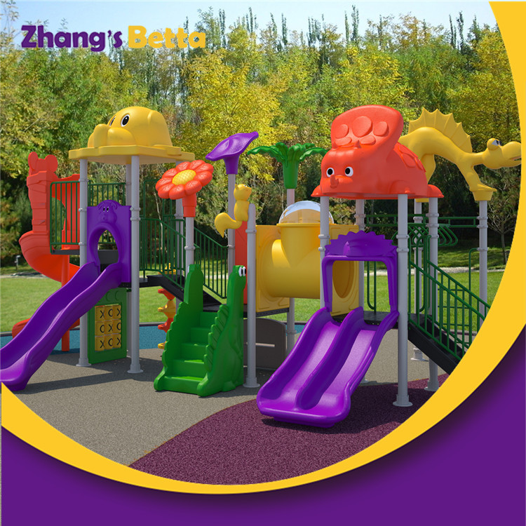 China Supplier School Kids Toy Outdoor Playground Plastic Combined Slide 