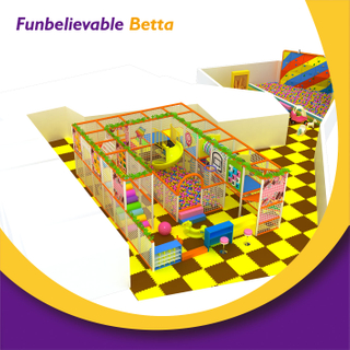 Bettaplay Colorful Kids Naughty Castle Kids And Toddler 8.6*6M Small Playground Indoor Equipment Soft Play Playground For Sale