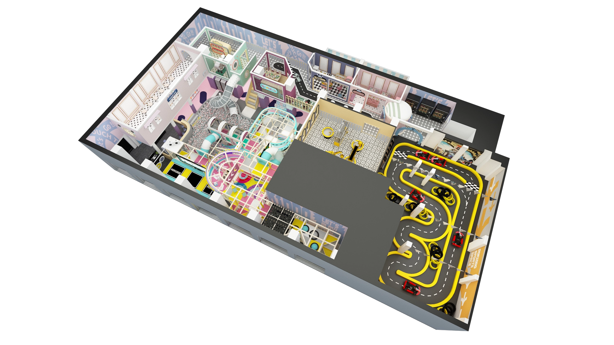  Pokiddo Junior 400㎡ Indoor Family Playground Design & Construction Case in Mumbai, India