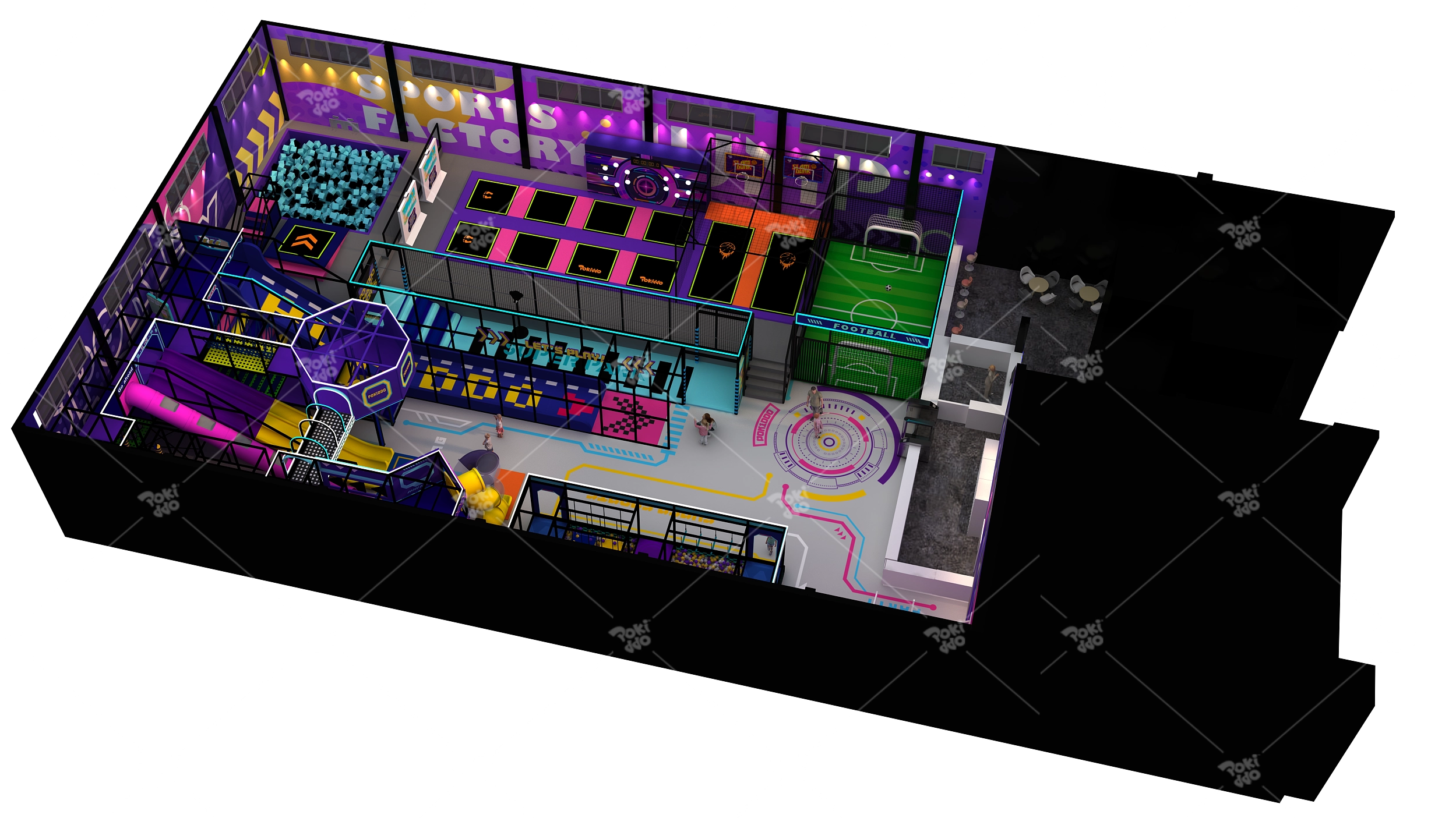 Portugal 600㎡ Indoor Children's Playground Case Study: From Market Insight To Profitability Realized