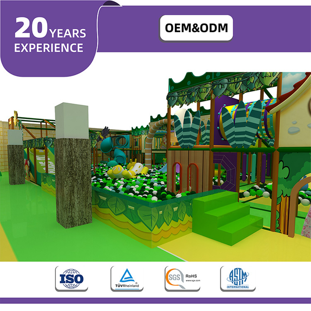 Bettaplay 700SQM High-Capacity Commercial Indoor Playground Forest Theme Naughty Castle for Business Use for Amusement Parks Kids