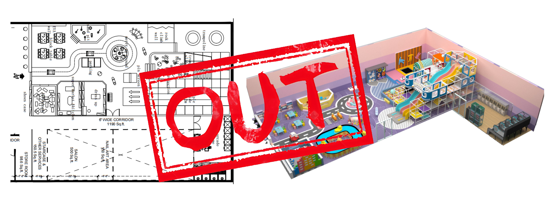 commercial indoor play center layout1