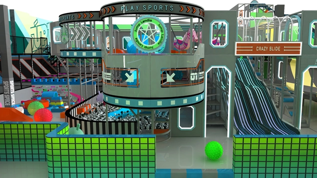 maze area indoor playground