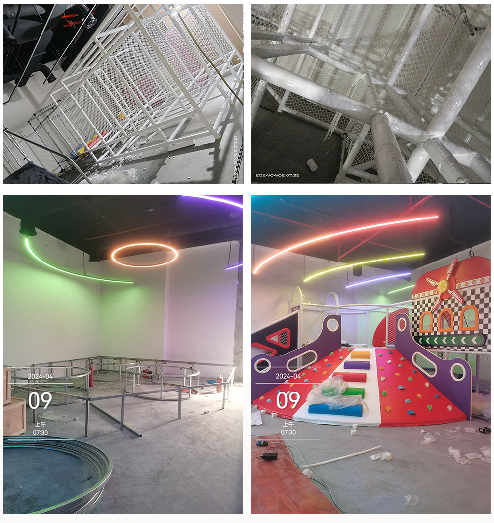 Installation diagram of indoor children's playground