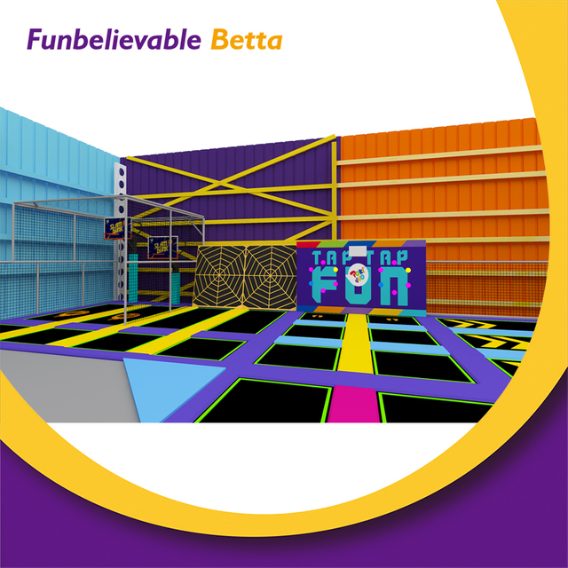 Concepci&oacute;n Chile Family Sports Center：2,200 ㎡, 5 Zones, 7–8 M Ceiling Turnkey Trampoline Slide Climbing High Ropes