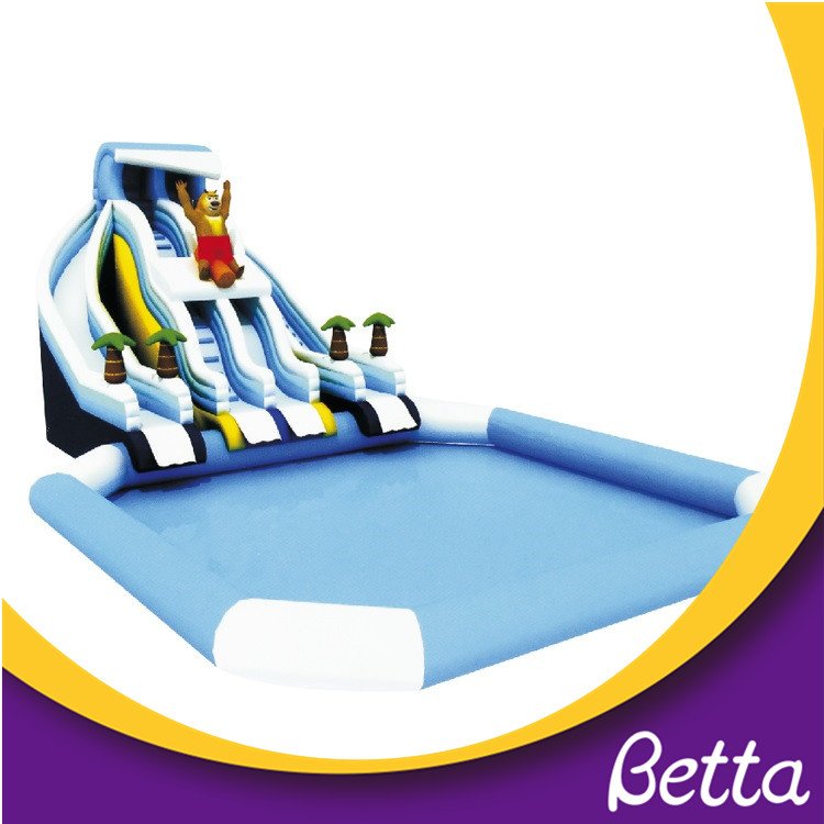 New design kids commercial giant inflatable long water slide 