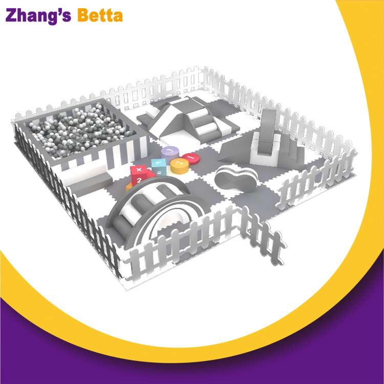 Bettaplay Soft Play Package Kids Grey Style Inflatable Castle Slide Indoor Equipment Set