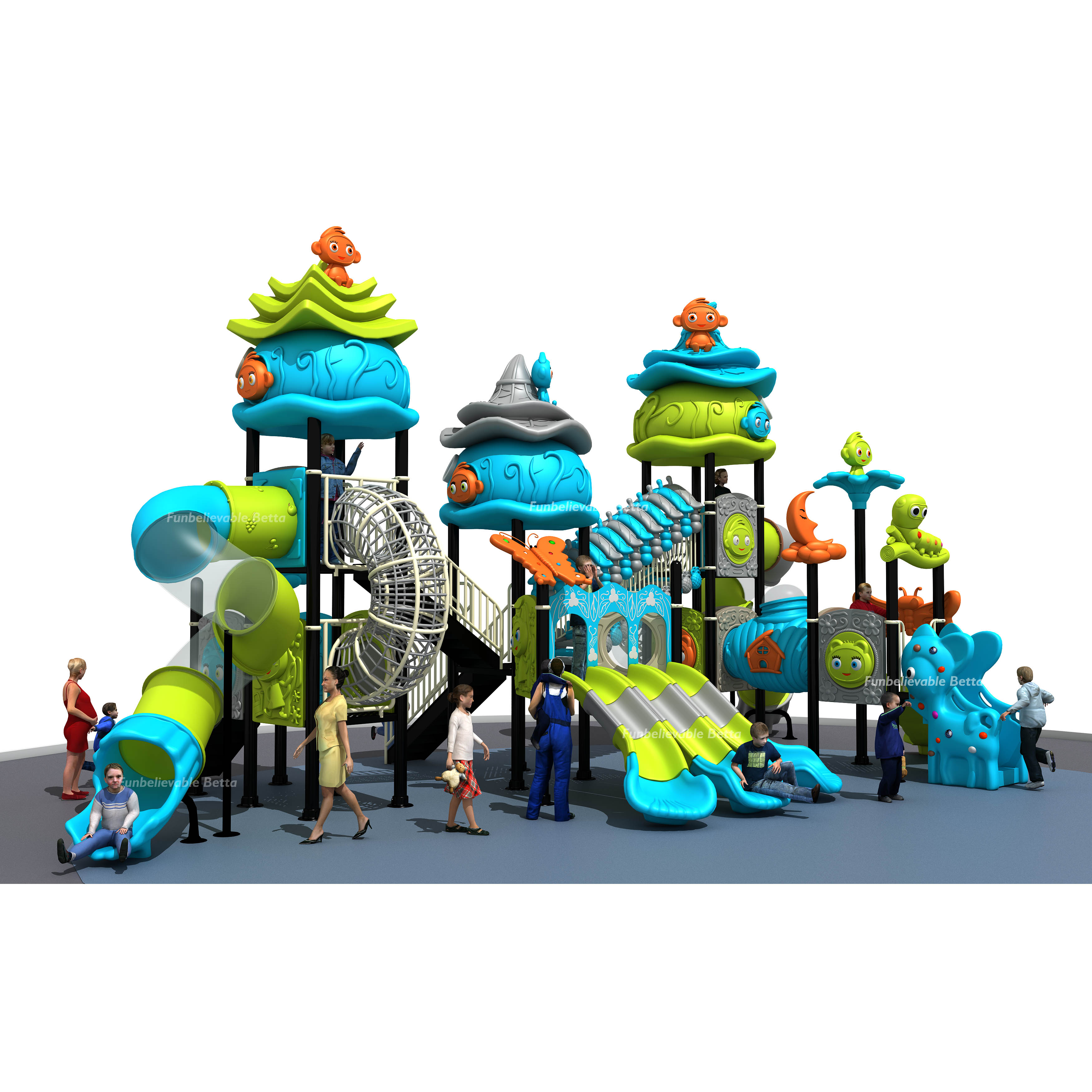 Bettaplay Jungle Gym for Kids Outdoor slide Kids Playground Equipment