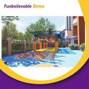Bettaplay Exciting Children's Ninja Challenge Equipment Indoor Playground Balance Bridge Obstacle Great Climbing Amusement Park