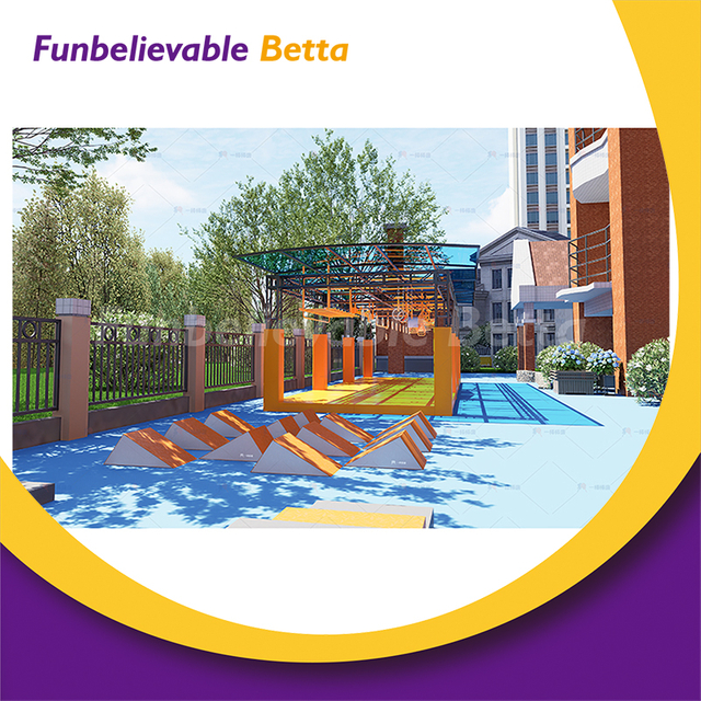Bettaplay Exciting Children's Ninja Challenge Equipment Indoor Playground Balance Bridge Obstacle Great Climbing Amusement Park