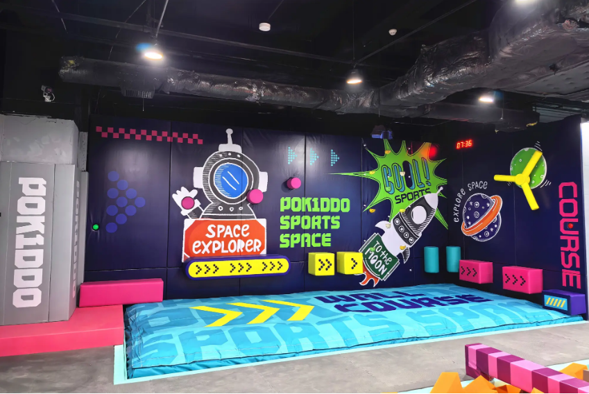 Fotos reales del parque de atracciones en interiores