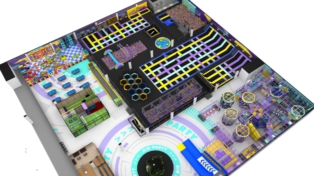 Pokiddo Design Case:5000sqm Attractive Indoor Sports Park in Malaysia 