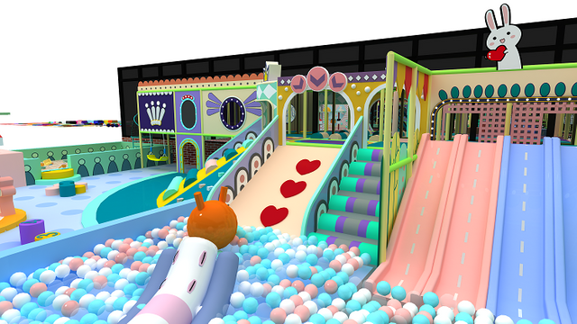 BetTaplay de 300 metros cuadrados de aventura interior para niños Zona de escalada para niños de espuma suave para parques de atracciones