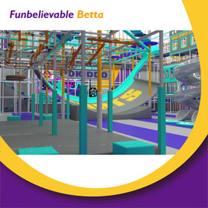 Bettaplay 2500 SQM Indoor Kids' Comprehensive Playground Large Indoor Slides Carnival Attractions Parkour Training Equipment