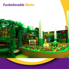BetTaplay 288㎡ Niños Equipo de parque inferior Tema de la jungla Estructura de parque infantil personalizada para niños para parques comerciales