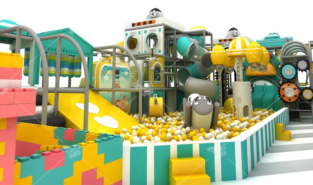 Pokiddo Saudi Arabia Indoor Trampoline Park Case Study | 560㎡Playground Study Base Design
