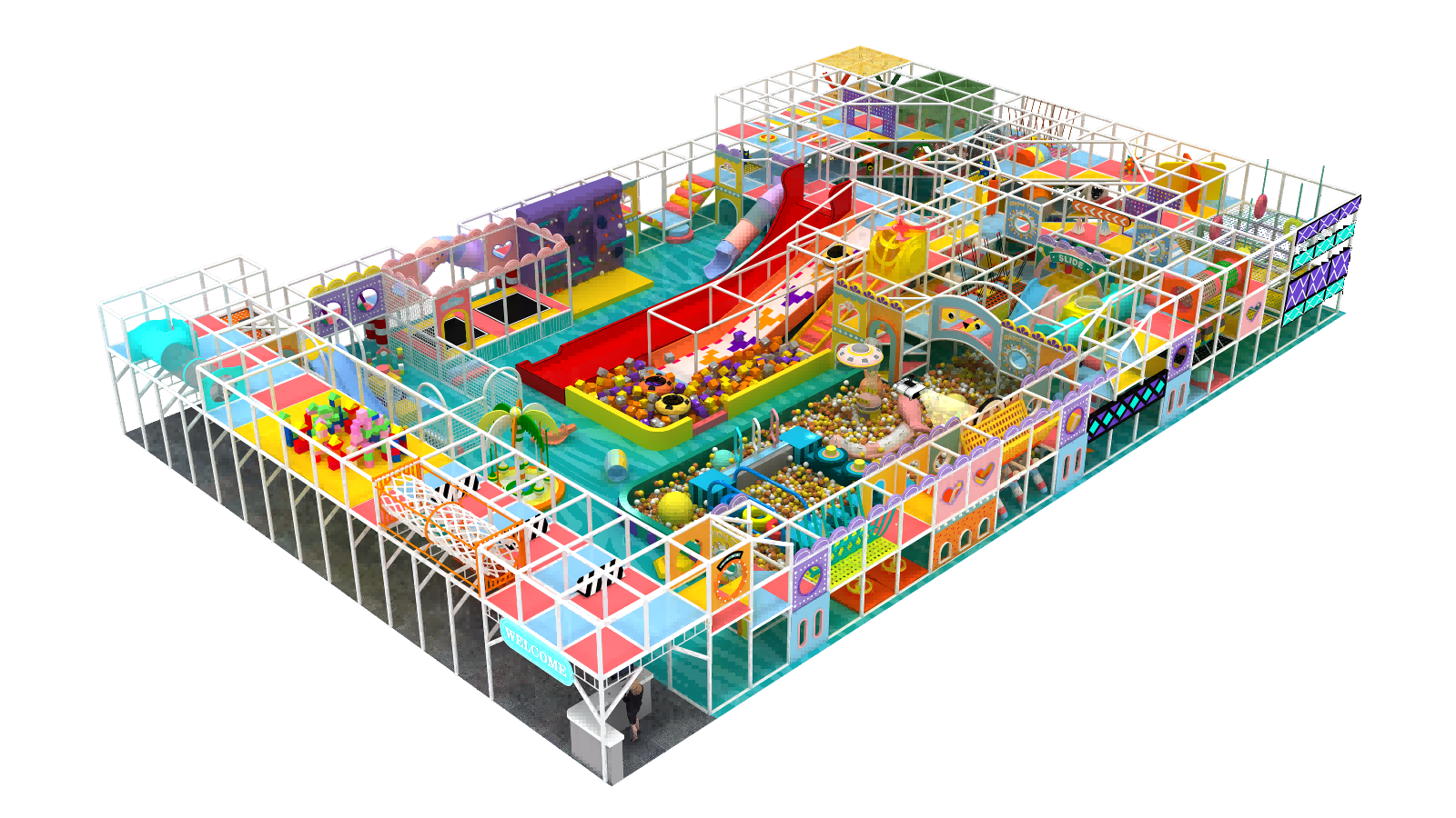 indoor kids maze area