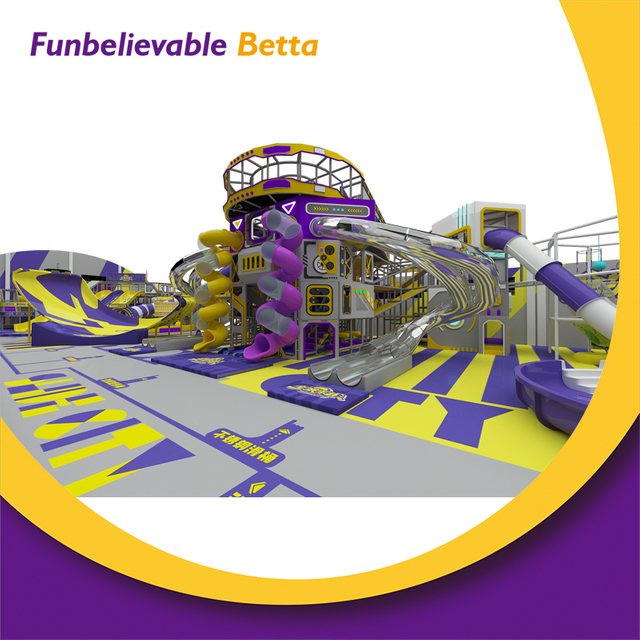 Bettaplay 2400 SQM Dreamy Vibrant Slide Carnival Kaleidoscope Themed Slides Thrill-Packed Exploration Adventures Indoor Fun Hub
