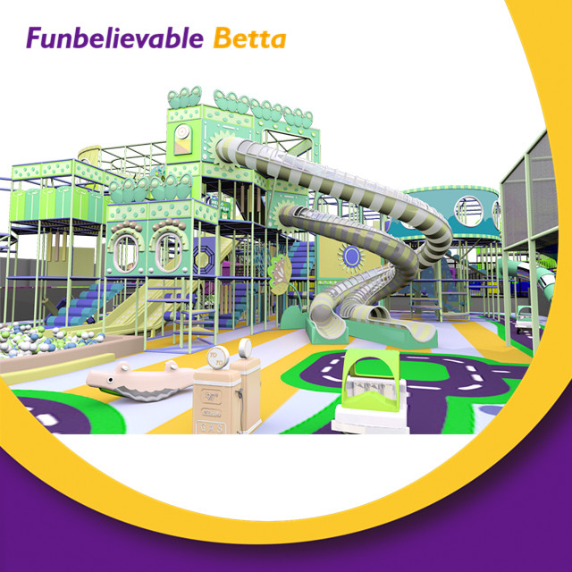Bettaplay 4500 Sqm Custom Commercial Indoor Playground Equipment-Kids Soft Play Maze Adventure Park Large Slide for Shopping Malls Metal