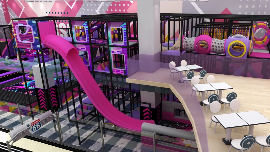 Pokiddo Case:.400 SQM Kid Playground Indoor Equipment In Mumbai, India
