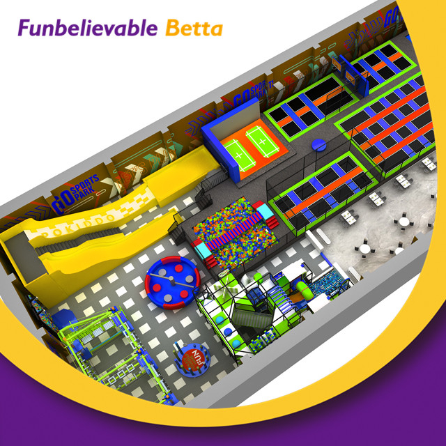 1368 Sqm High-Quality Interactive Indoor Playground with LED Slide Perfect for Kids Playgrounds And Activity Centers
