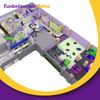 1700sqm Custom Commercial Mazes Interactive Games Children Play Center Kids Zone Indoor Soft Playground