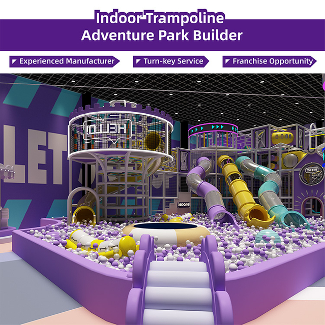 Bettaplay 1900SQM Colorful Commercial Soft Play Indoor Playground Equipment Ball Pit with Mazes Kids Zone