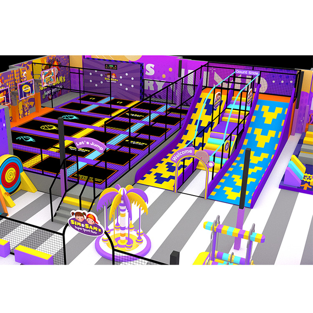 Bettaplay 760SQM Indoor Commercial Soft Play Playground Slide for Kids Plastic Design for Shopping Malls