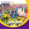 Bettaplay 330 SQM Indoor Red Energetic Theme Kids Playground Climbing Wall Amusement Park Big Ball Pool 
