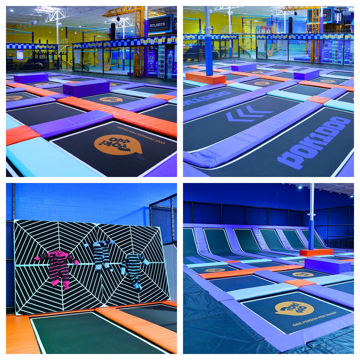 Indoor trampoline park