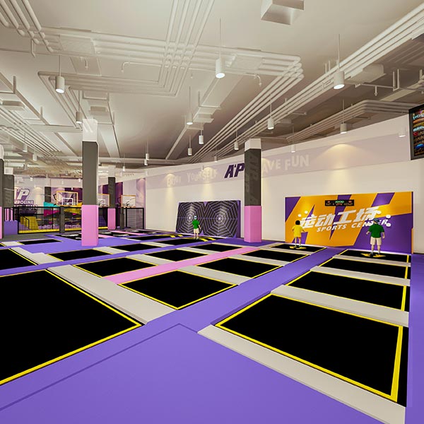 1400sqm2 indoor trampoline park for shopping mall (4)