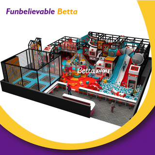 Bettaplay Professional CommercialIndoor Customized Children Playground Indoor Trampoline Park for Sale