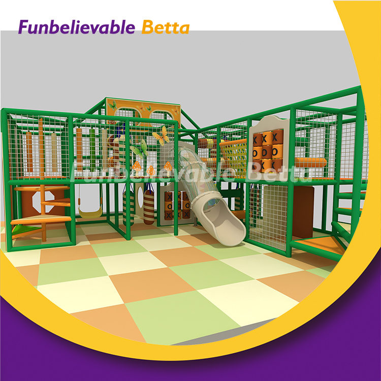 Bettaplay High Quality Green Forest Theme Green Color Children Indoor Playground Equipment Kids Indoor Play Maze