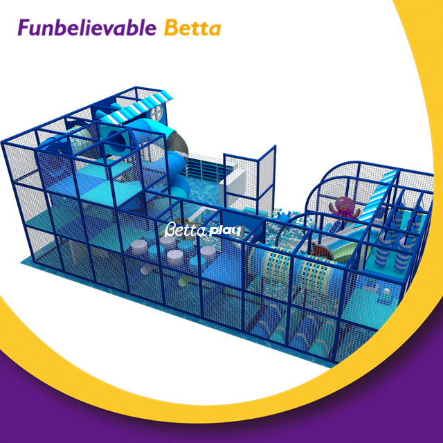 Bettaplay Professional Customized Colorful Big Commercial Indoor Trampoline Park Equipment For Adult