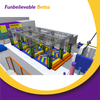 Bettaplay 868 SQM Space Theme Indoor Playground Interactive Basketball& Ninja Challenge Trampoline Park Equipment for Kids