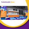 Bettaplay 3000 SQM Active Trampoline Park Rope Net Combine with Naughty Castle Indoor Playground Play Area