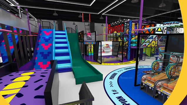 Anhui Hefei Pokiddo Sports Dream Factory 2000 Square Meters---Pokiddo Sports Play Parke Real Case