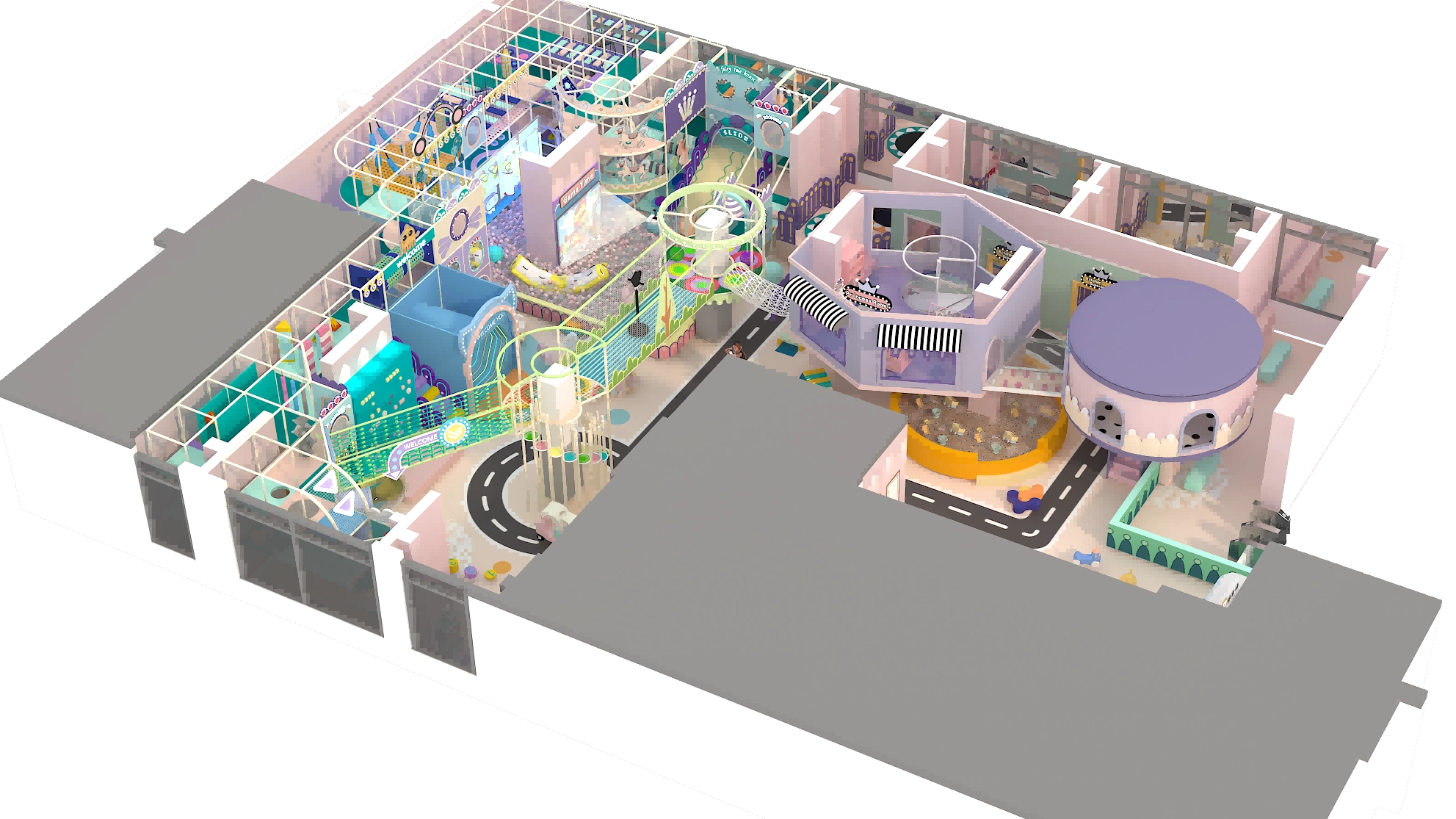 Pokiddo Design Case Study: 800 Sqm Themed Indoor Playground in Xining