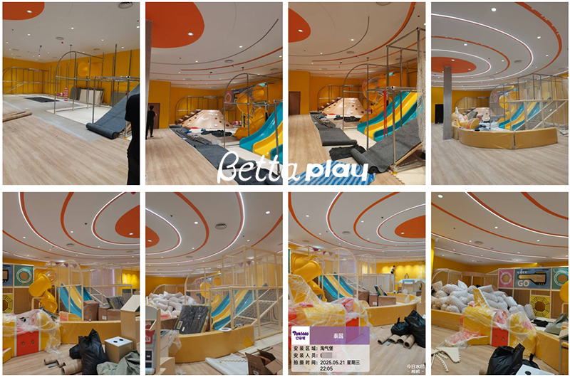 indoor playground installation