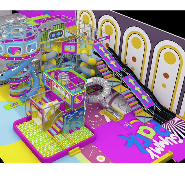 indoor playground with slide 